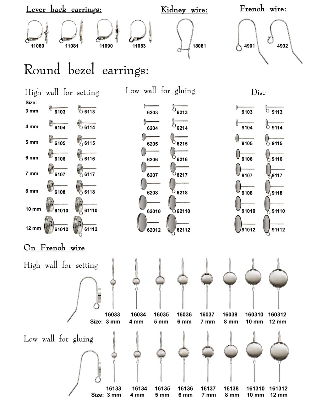 Lever back & French wire